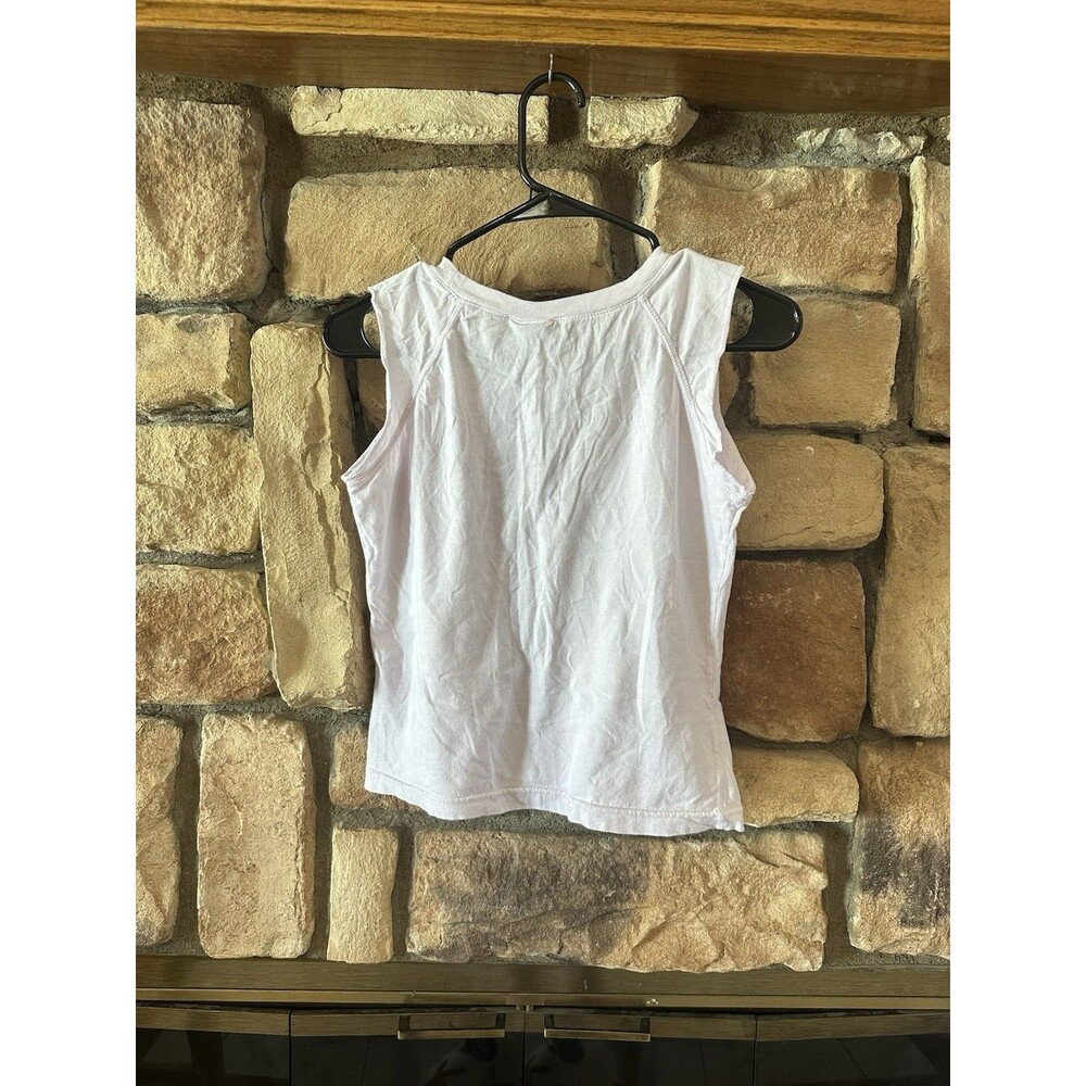 VTG 90s/Y2K New Orleans Baby Tee Womens Sz S Project E USA Made Pink Tank Fitted - Picture 7 of 7